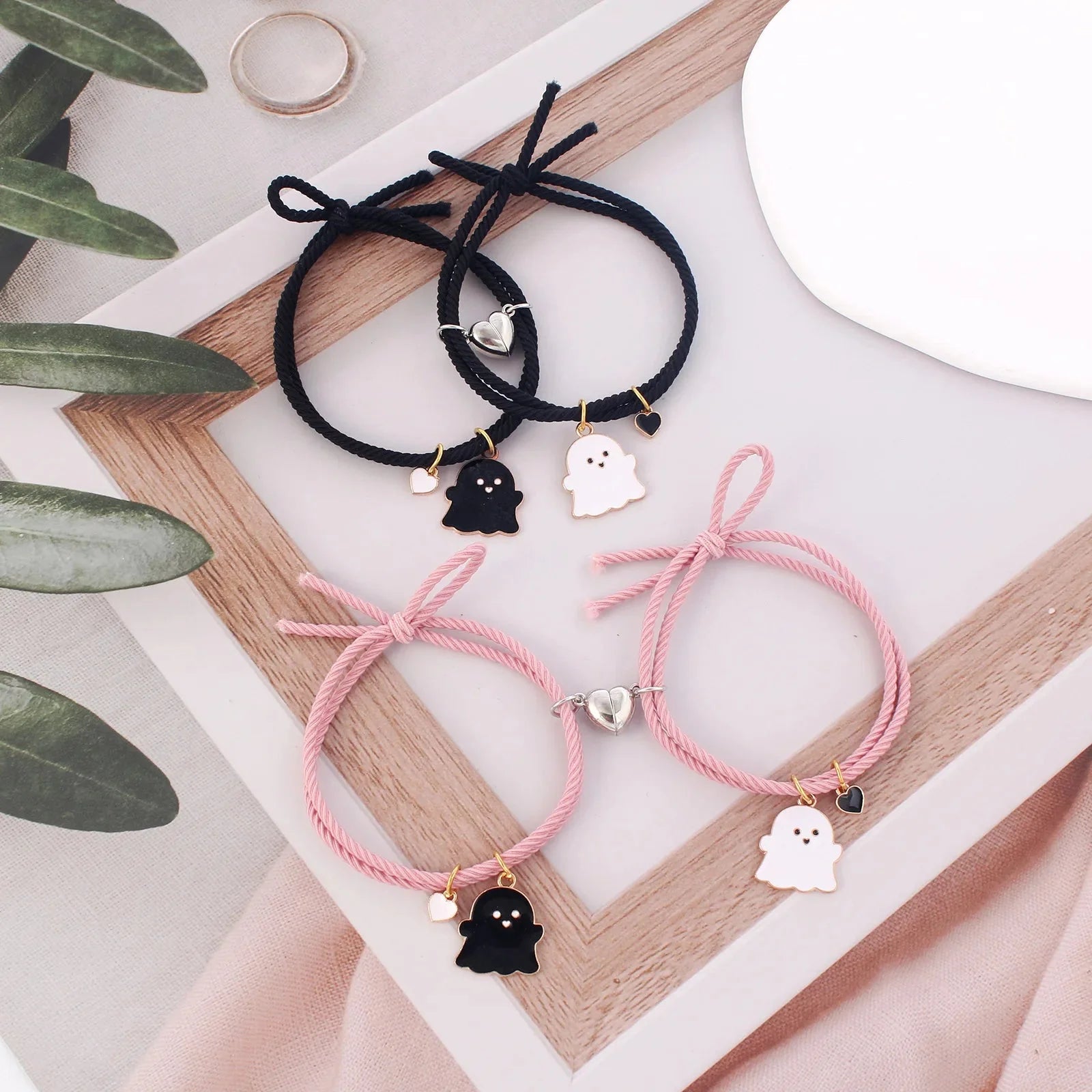Couples' Friendship Bracelets Ghost Chain 3