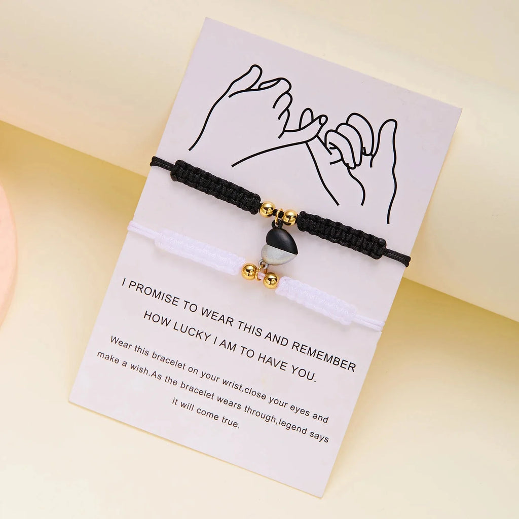 Romantic Chain Bracelets for Friends and Couples