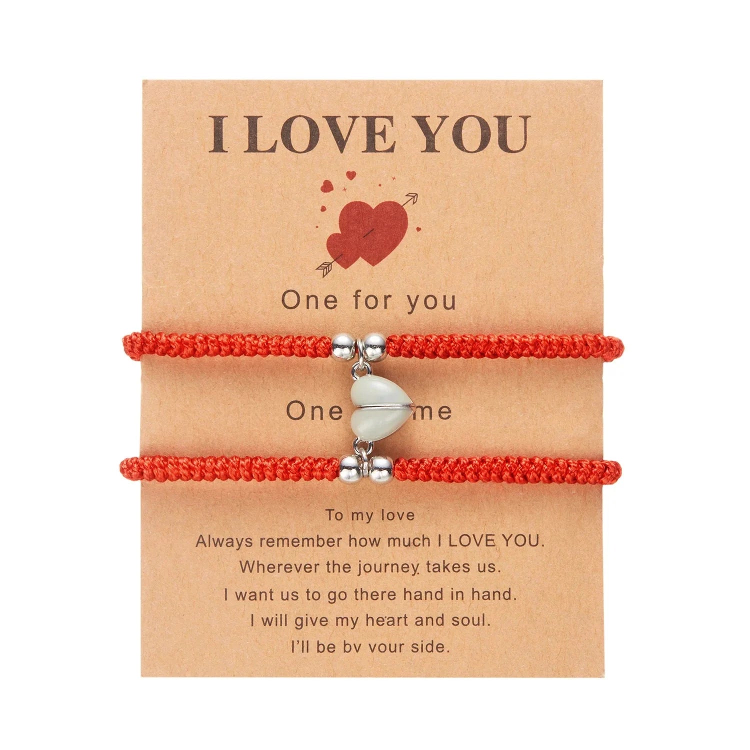 Romantic Chain Bracelets for Friends and Couples