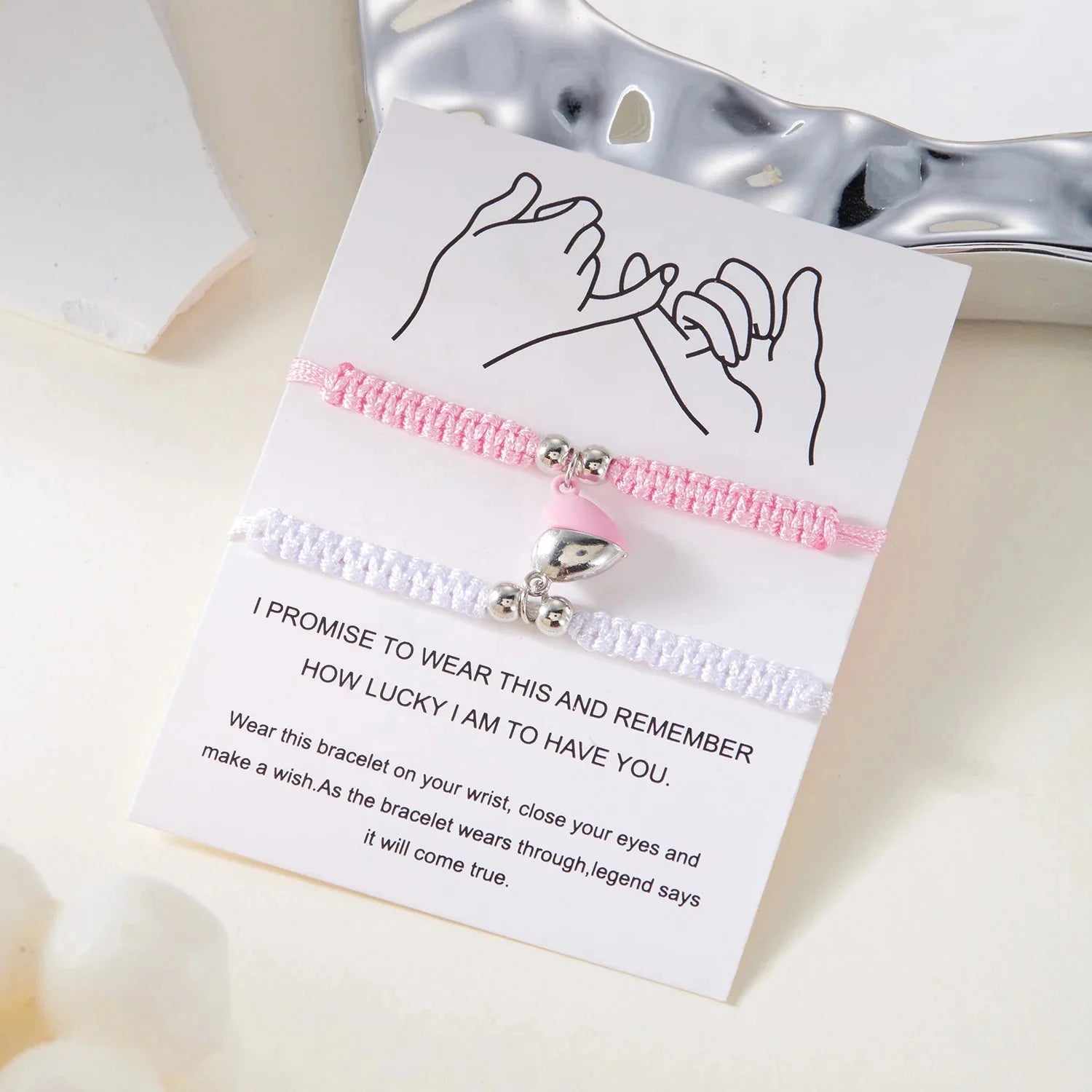 Romantic Chain Bracelets for Friends and Couples