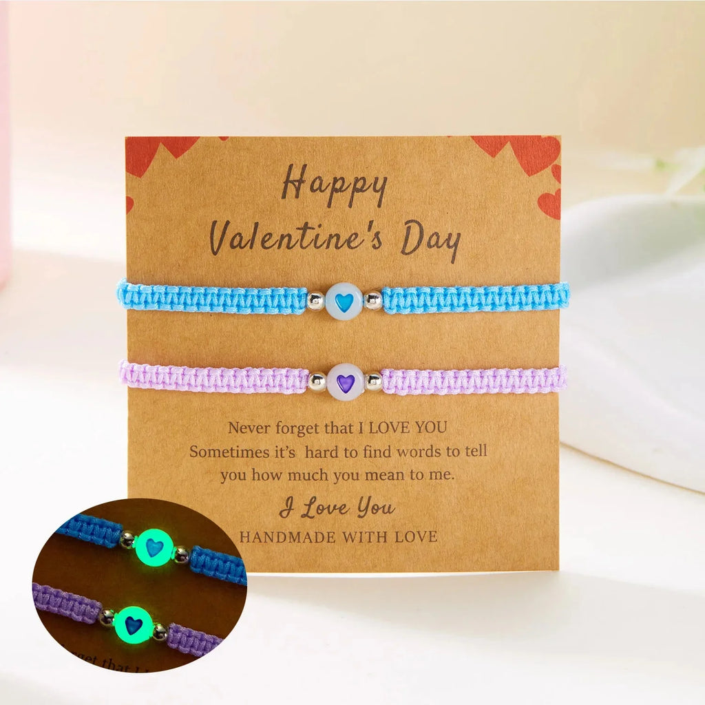 Romantic Chain Bracelets for Friends and Couples
