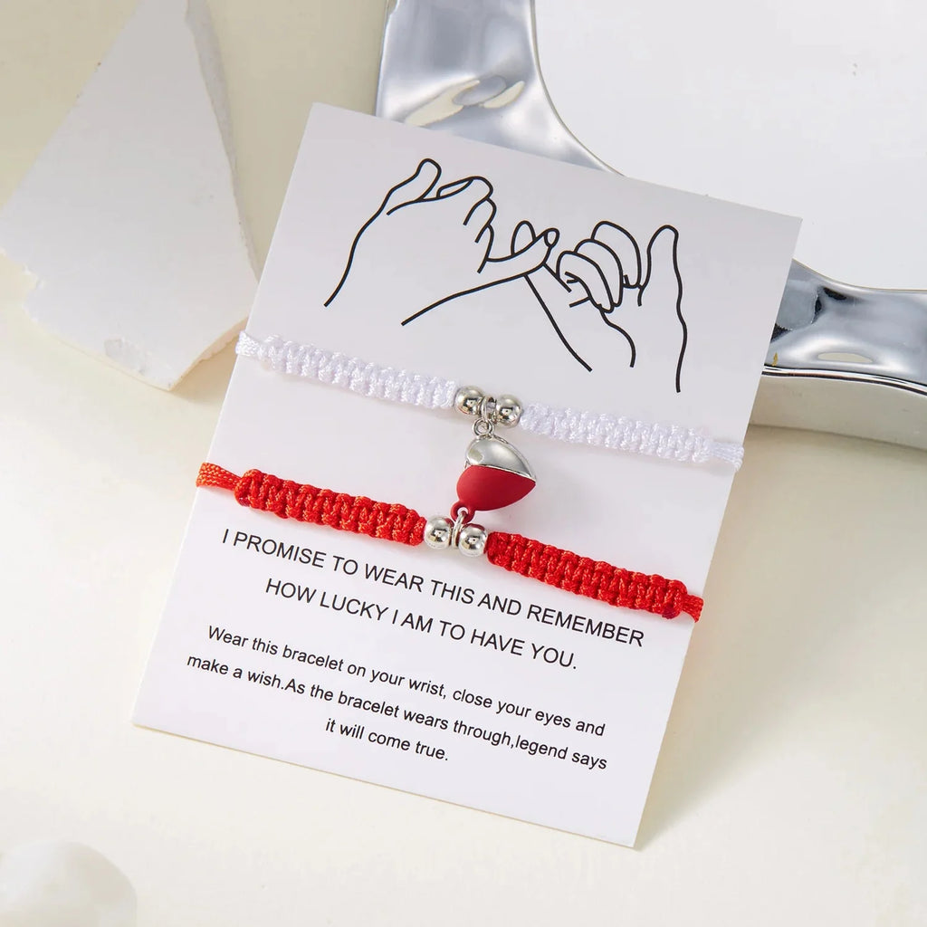 Romantic Chain Bracelets for Friends and Couples