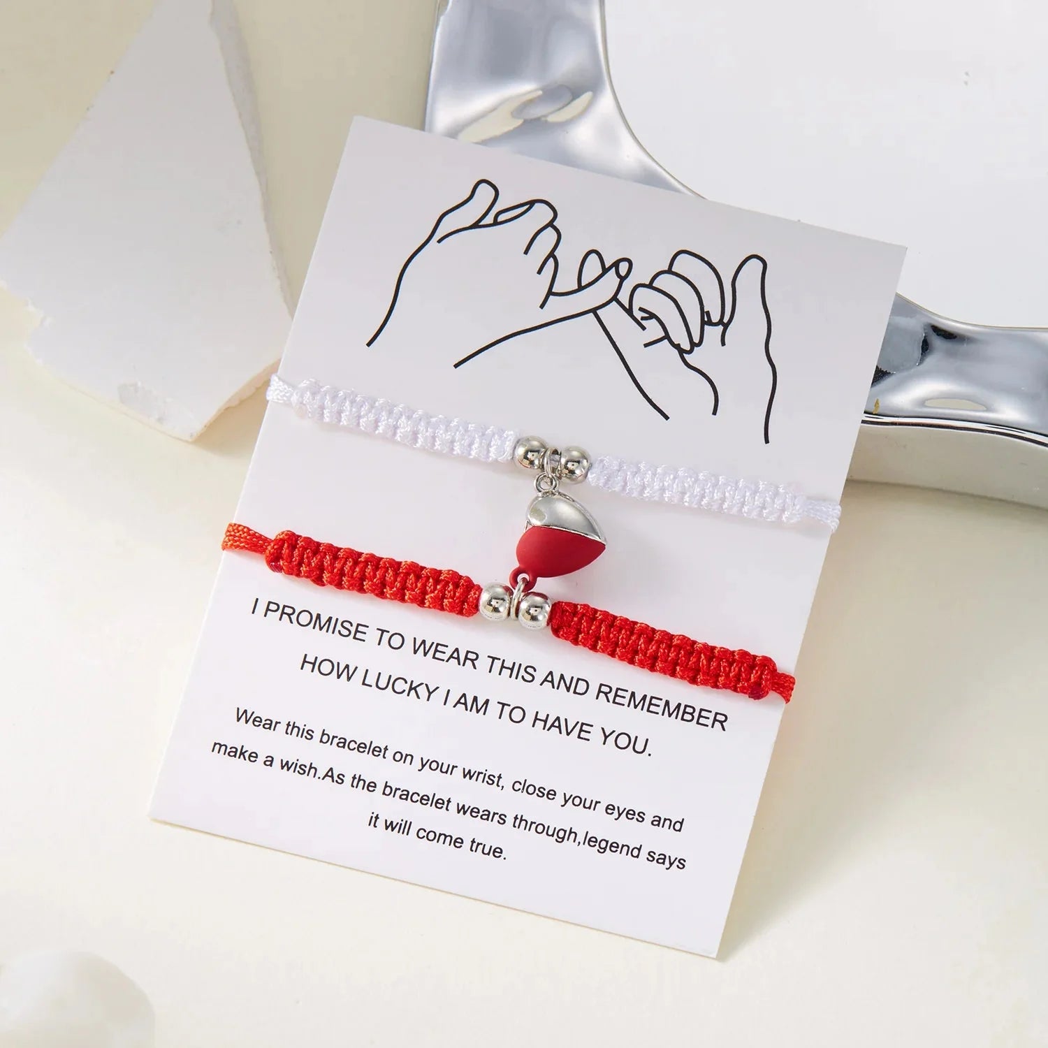 Romantic Chain Bracelets for Friends and Couples