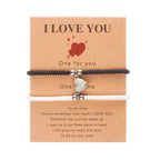 Romantic Chain Bracelets for Friends and Couples