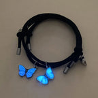 Butterfly Glow Couple Bracelets