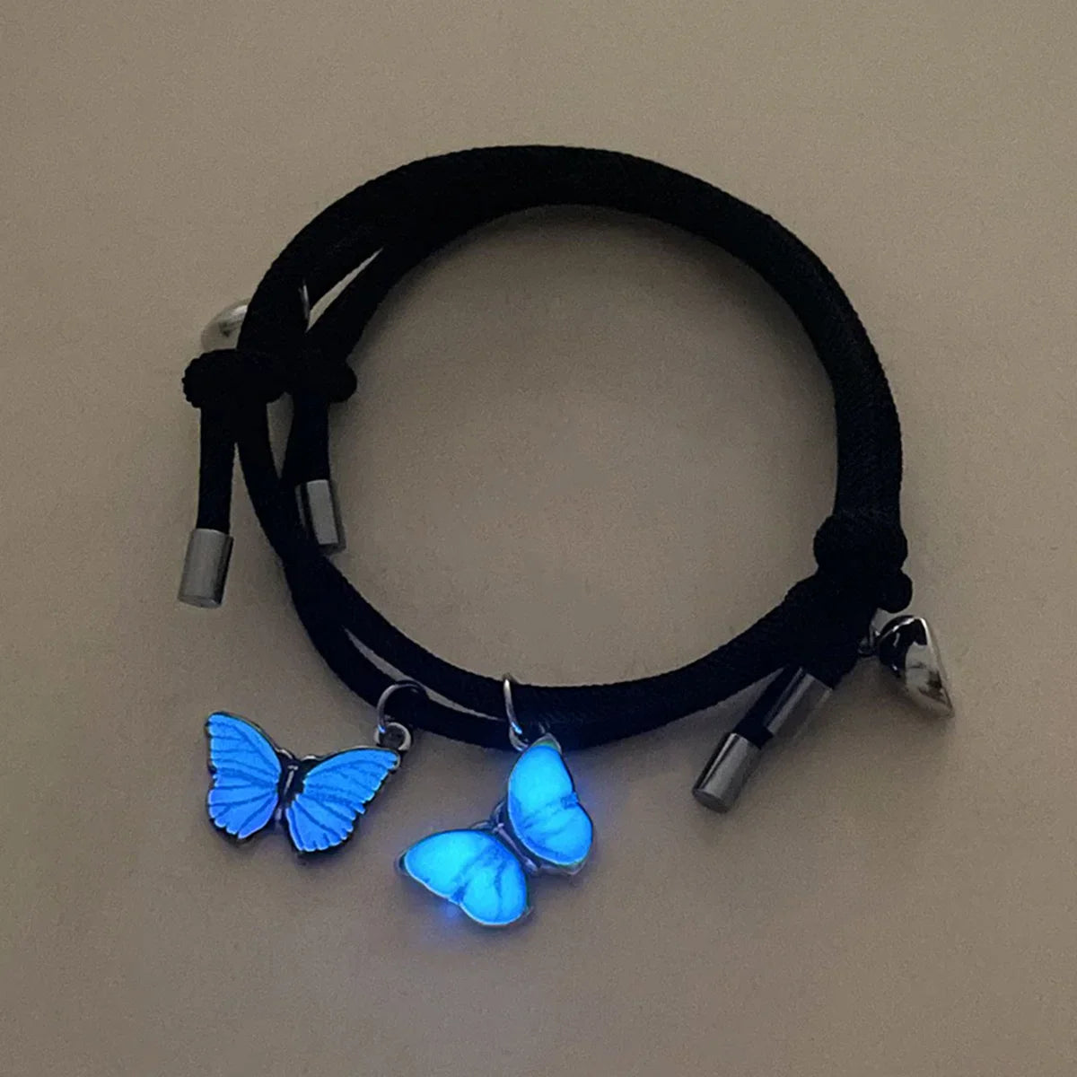 Butterfly Glow Couple Bracelets
