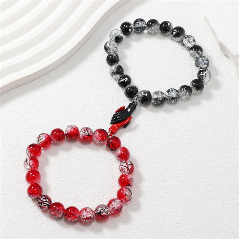 Romantic Magnetic Link Bracelets for Couples 3