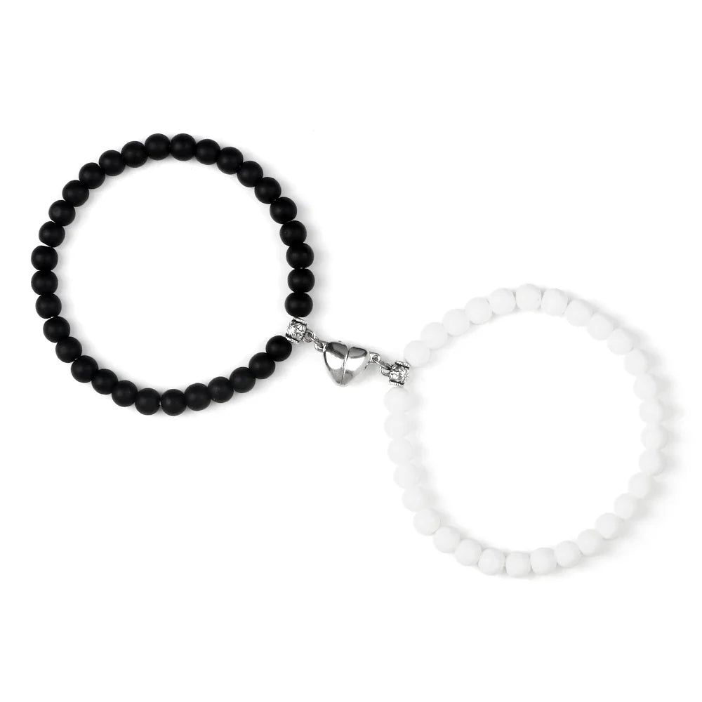 Bracelets for Couples Magnetic Link Beads