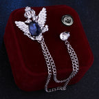 Bird Lapel Pin – Elegant Suit Brooch