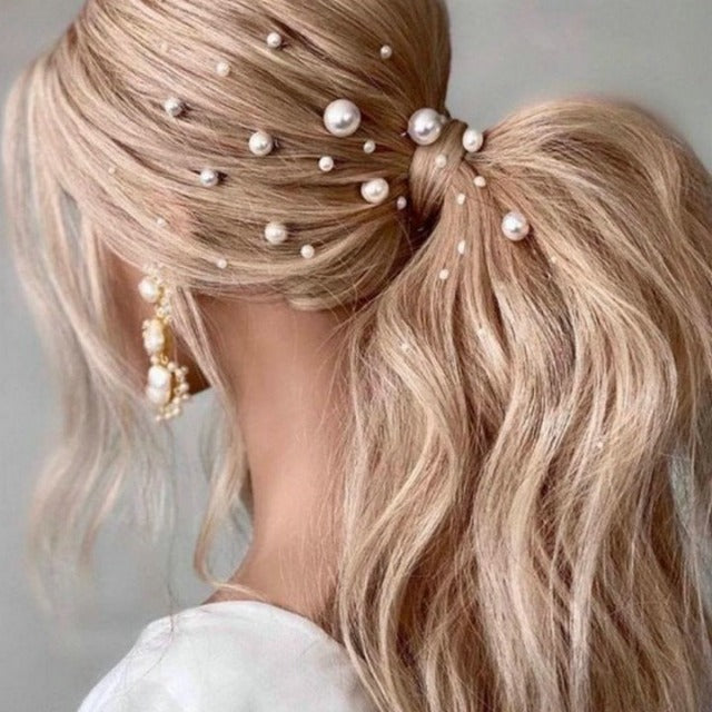 Wedding Pearl Hair Brooches