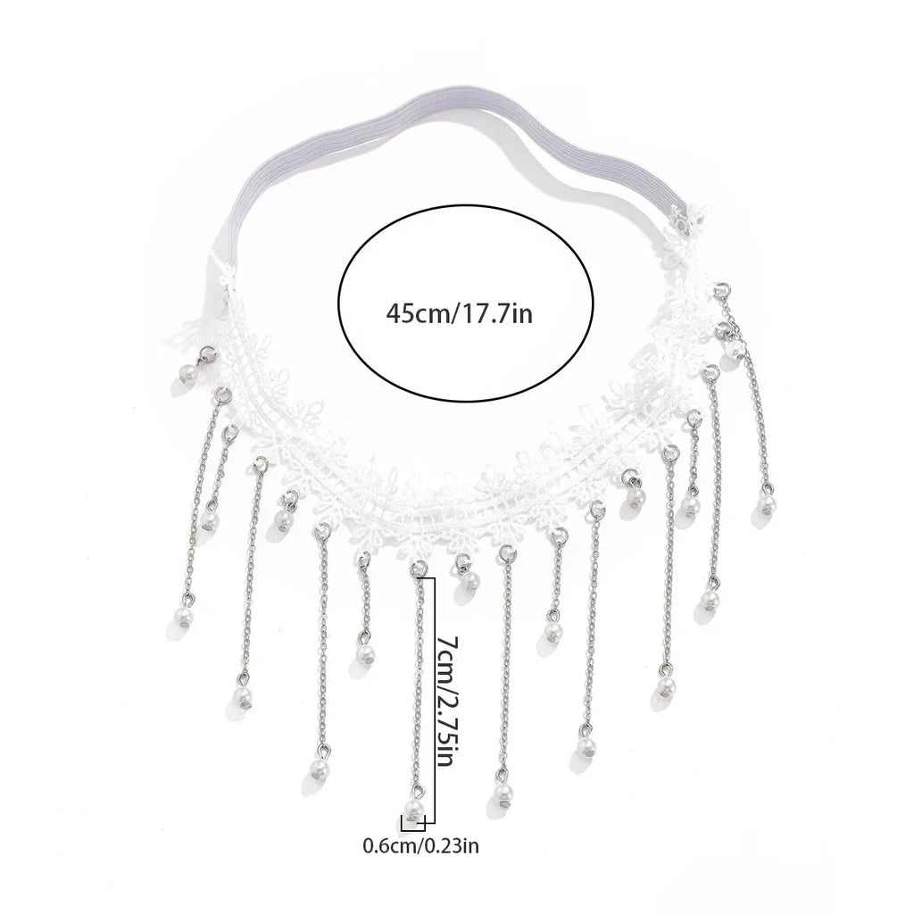 White Thigh Chain - Body Jewelry Thigh Jewelry Women Leg