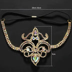 Colored thigh chain - leg jewelry for women