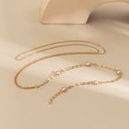 Necklace Chain with Pearls for Women