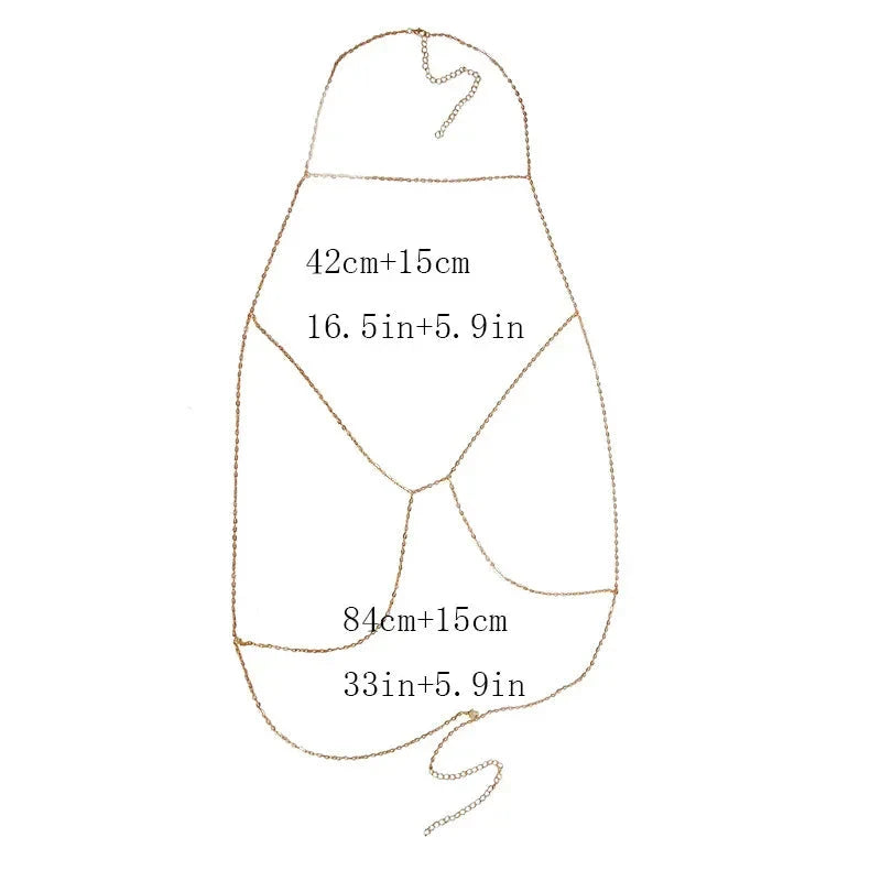 Women’s Cleavage Chain Breast Necklace