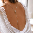 Back Chain Necklace Women's Back Ornament Moon