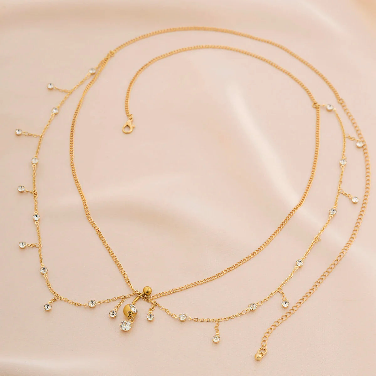 Hip and belly chain - waist and belly jewelry for women 