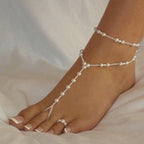 Women's Pearl Foot Chain