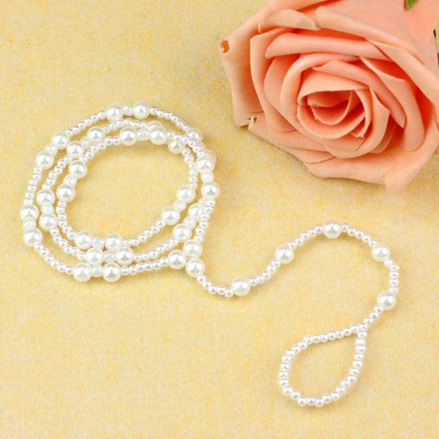 Women's Pearl Foot Chain