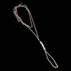 Gold and Silver Women's Anklet gold