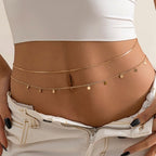 Women’s Belly Chain Gold & Silver gold