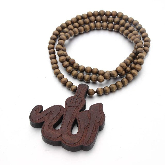 Brown Muslim prayer beads