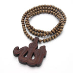 Brown Muslim prayer beads
