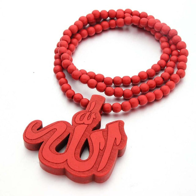 Red Arabic Muslim prayer beads Sebha