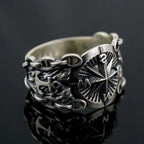 Compass Ring Compass Rose Signet Ring