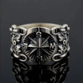 Compass Ring Compass Rose Signet Ring