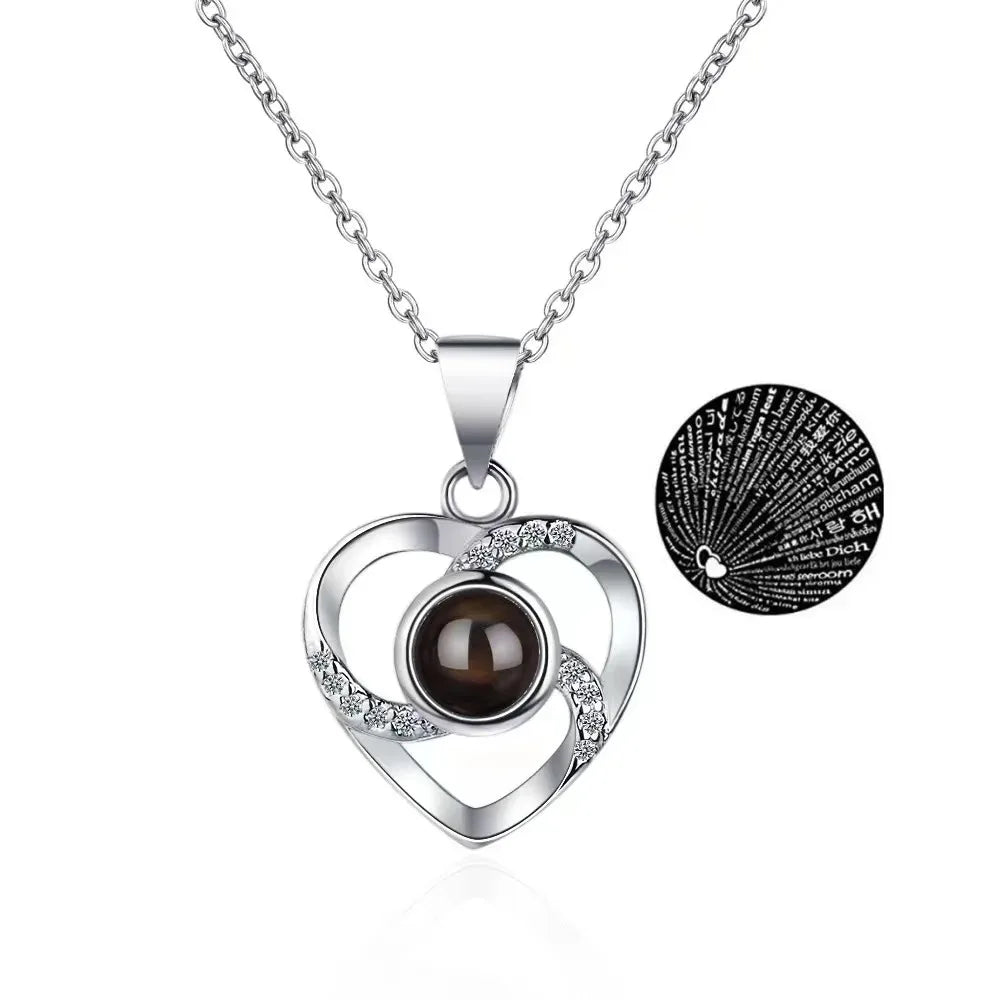 Eternal Love Box with Rose and Necklace