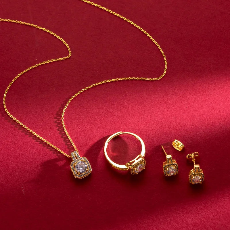 Set of 3 Zircon Jewelry