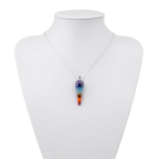 7 Chakras Necklace Genuine Stone