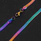 Necklace with rainbow pendant for men or women