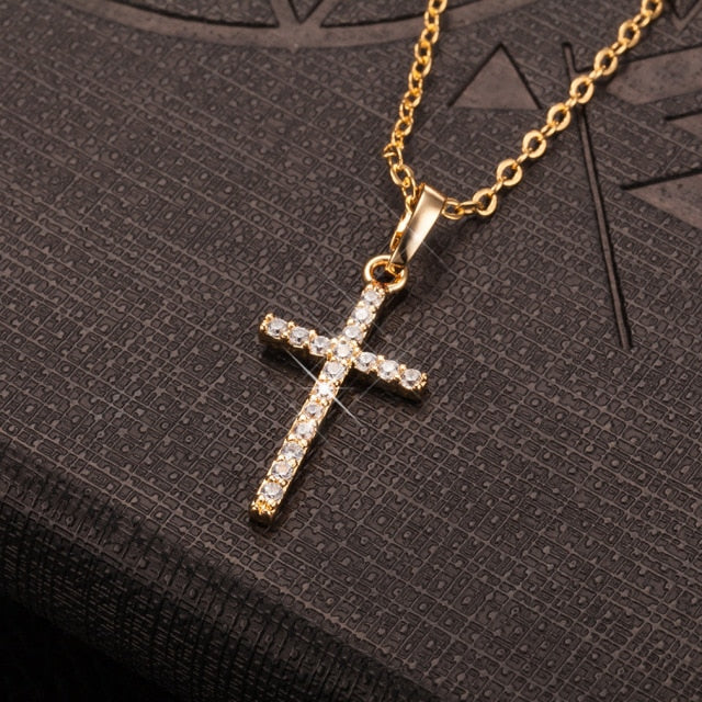 Gold Cross Necklace