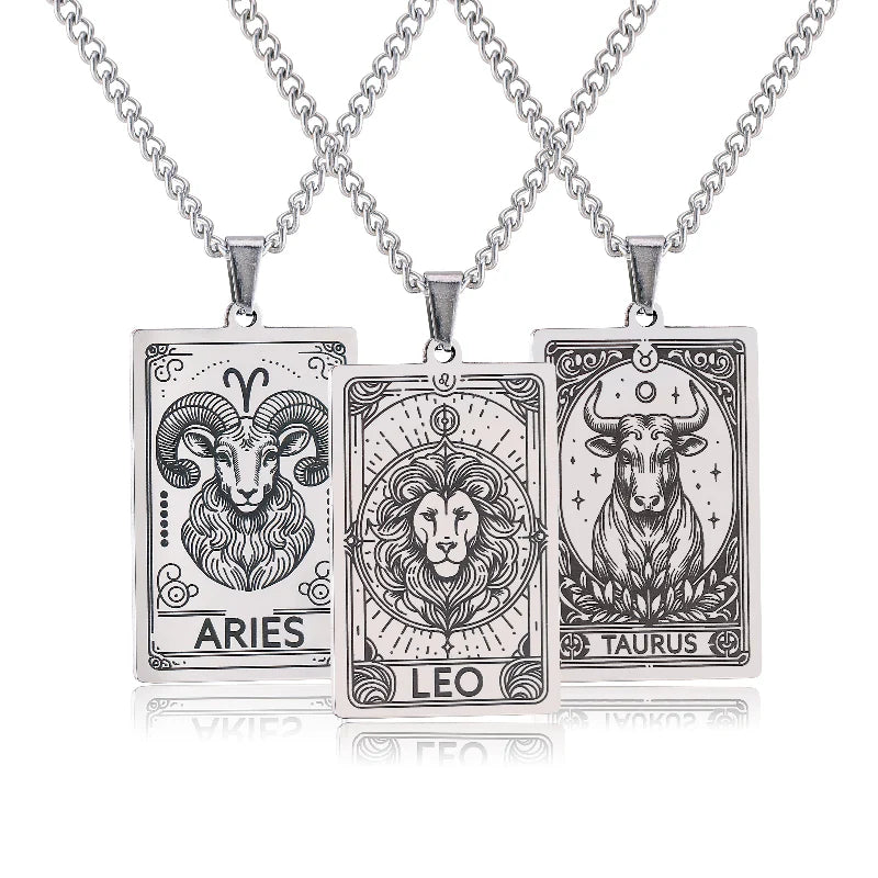Necklace with Lovely Astrological Zodiac Sign Pendant