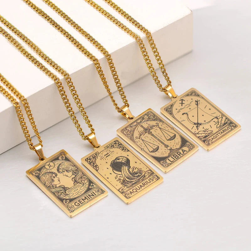 Necklace with Lovely Astrological Zodiac Sign Pendant