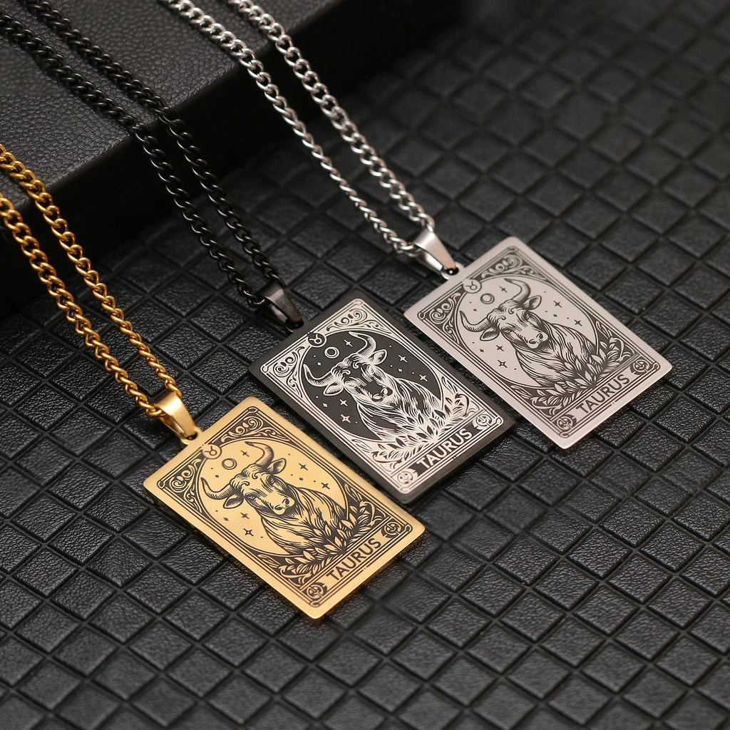 Necklace with Lovely Astrological Zodiac Sign Pendant