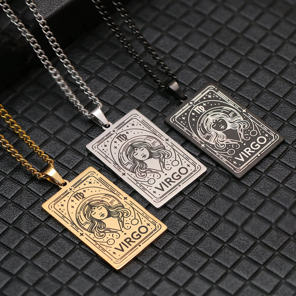 Necklace with Lovely Astrological Zodiac Sign Pendant