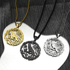 Necklace with Bird Tree Pendant silver