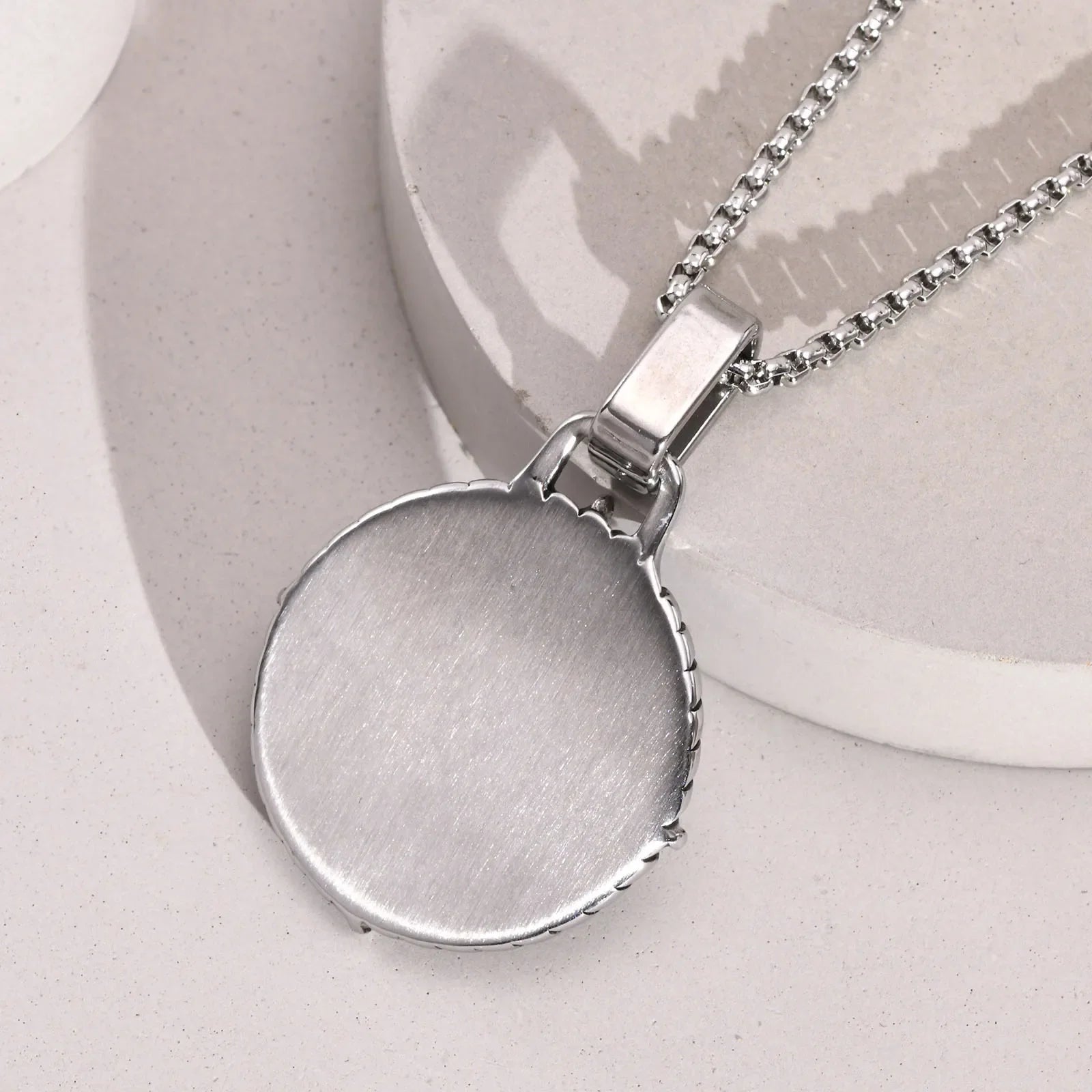 Necklace with Compass Pendant Wind Rose for Men