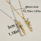 Necklace with Love Embrace Pendant