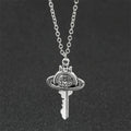 Necklace with universe key pendant