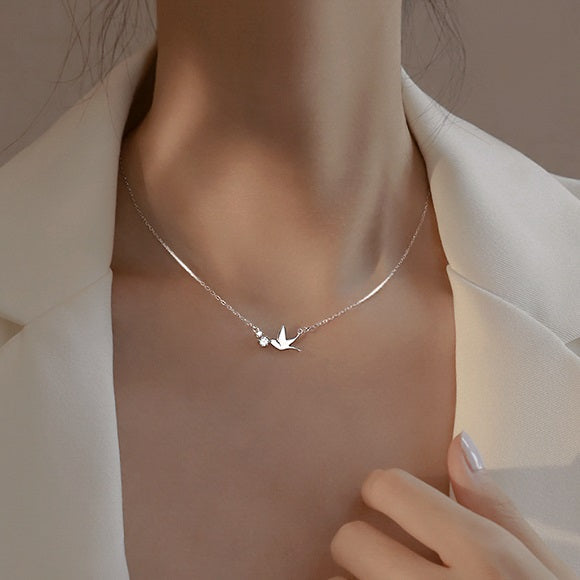 Necklace with Dove Pendant