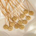 Constellation Zodiac Sign Pendant Necklace