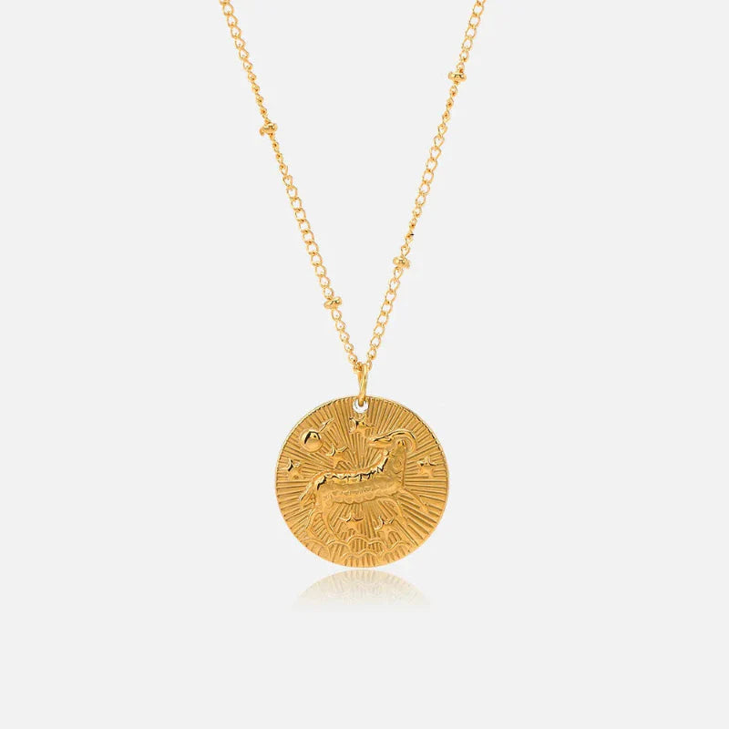 Constellation Zodiac Sign Pendant Necklace
