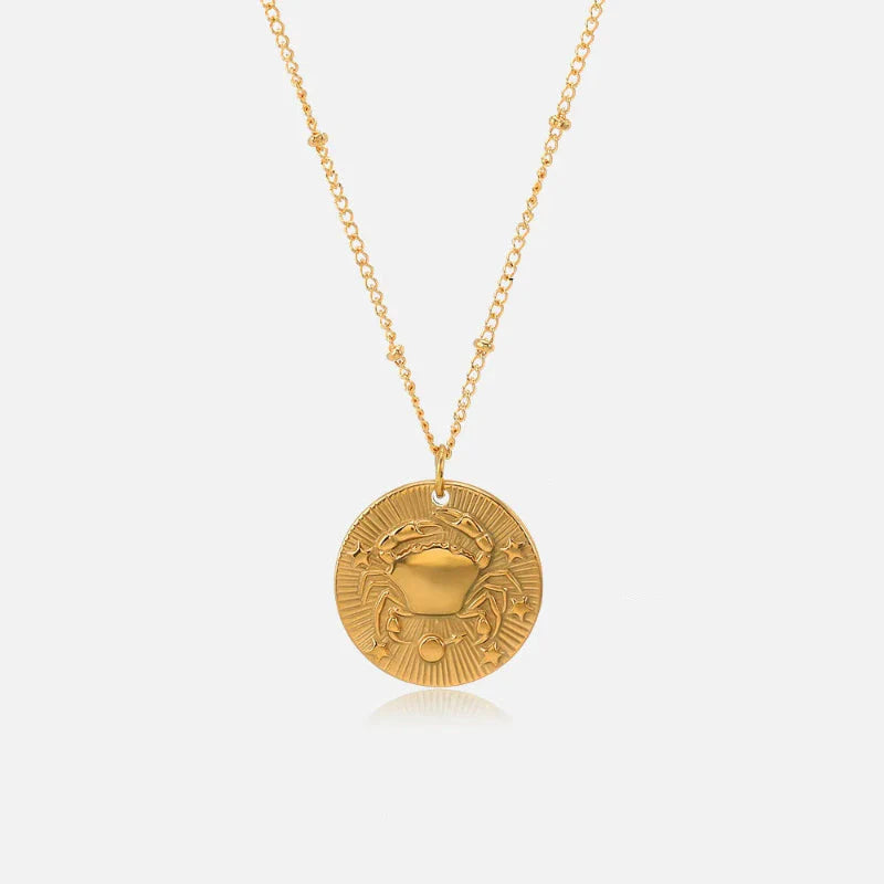 Constellation Zodiac Sign Pendant Necklace