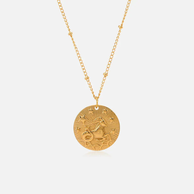 Constellation Zodiac Sign Pendant Necklace