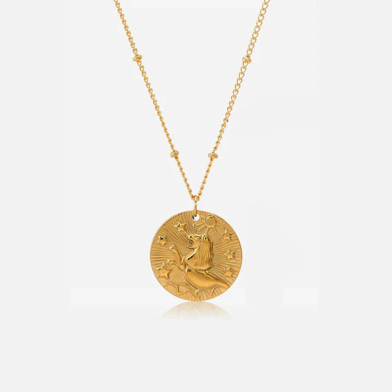 Constellation Zodiac Sign Pendant Necklace