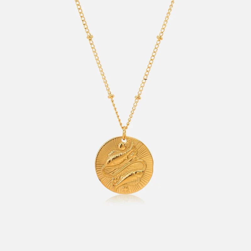 Constellation Zodiac Sign Pendant Necklace