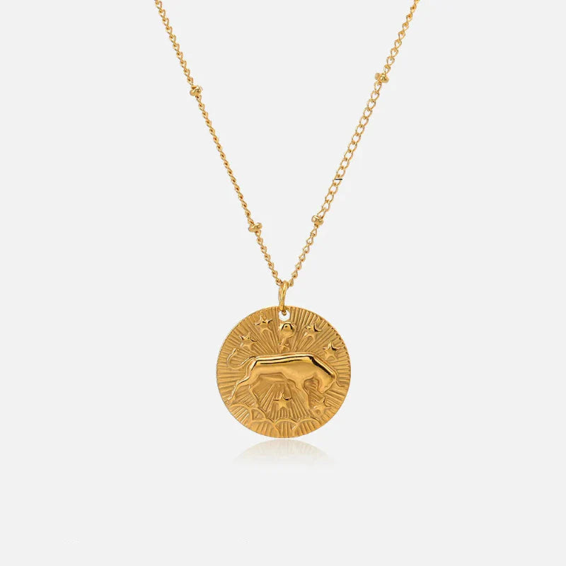 Constellation Zodiac Sign Pendant Necklace